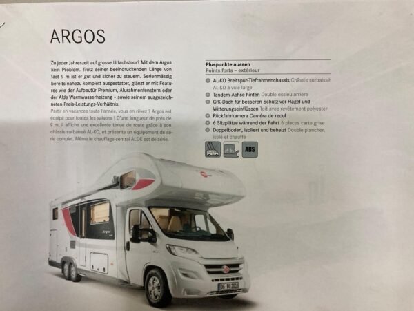 BÜRSTNER Argos 747-2 (Camping-car)